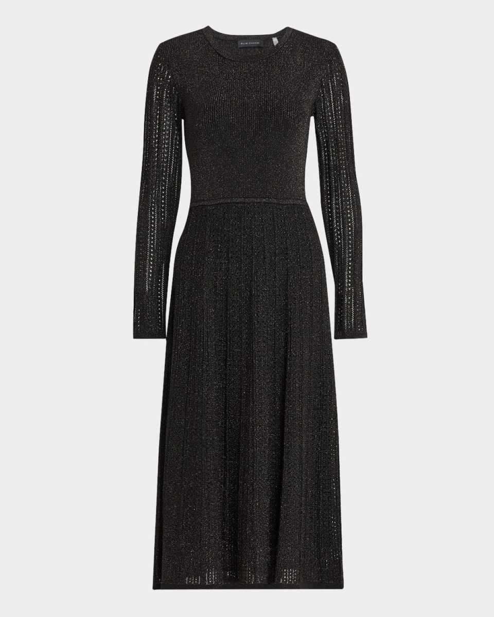 The Madi Lurex Midi Sweater Dress